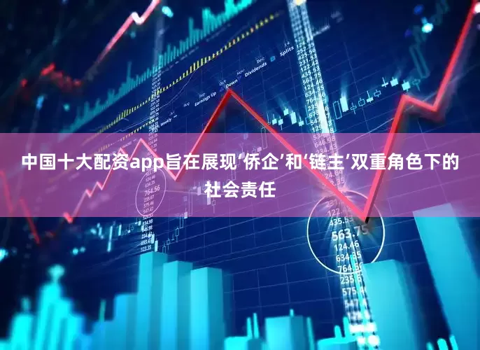 中国十大配资app旨在展现‘侨企’和‘链主’双重角色下的社会责任